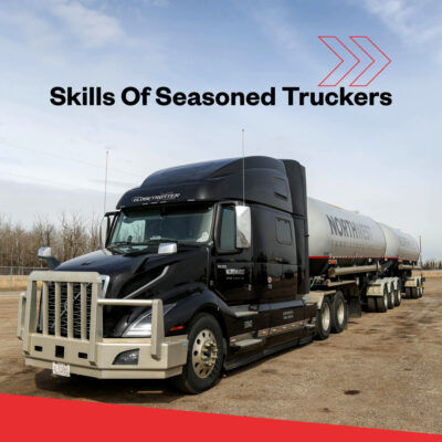 The black truck of Northwest Tank Lines illustrates what sets experienced truckers apart and how beginners can grow their skills.