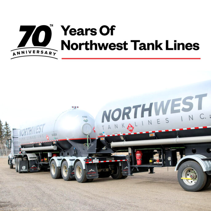 The truck represents 70 years of innovation and the evolution of tanker technology at Northwest Tank Lines.